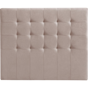 Cabecero de madera tapizado en tela para cama de 90 107x132