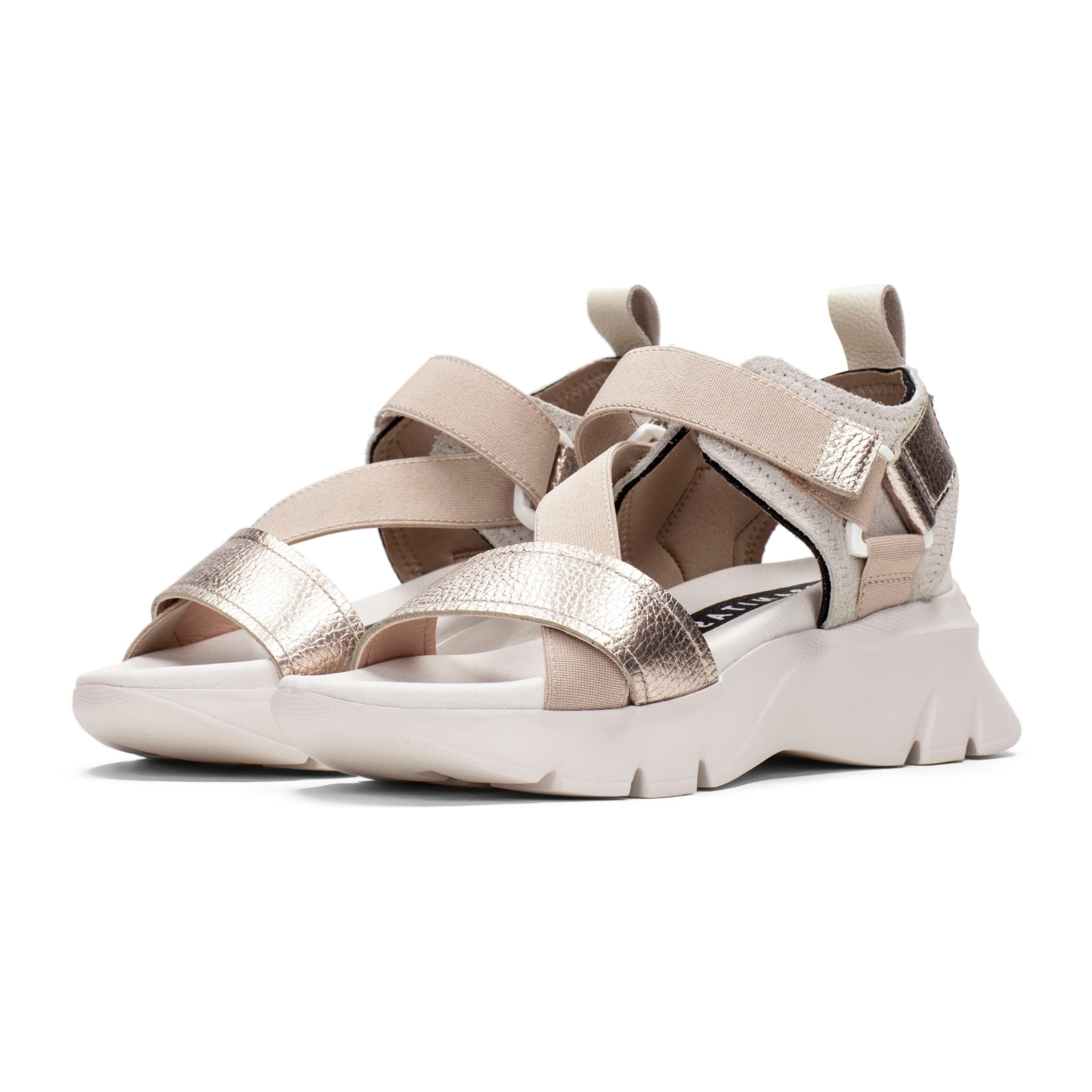 Sandalia Sport Dakar Cava taupe 5,5 cm