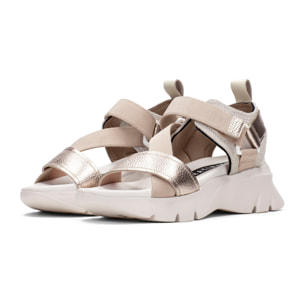 Sandalia Sport Dakar Cava taupe 5,5 cm