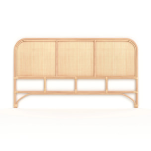 Tête de lit en rotin et cannage 160 cm - Naïra