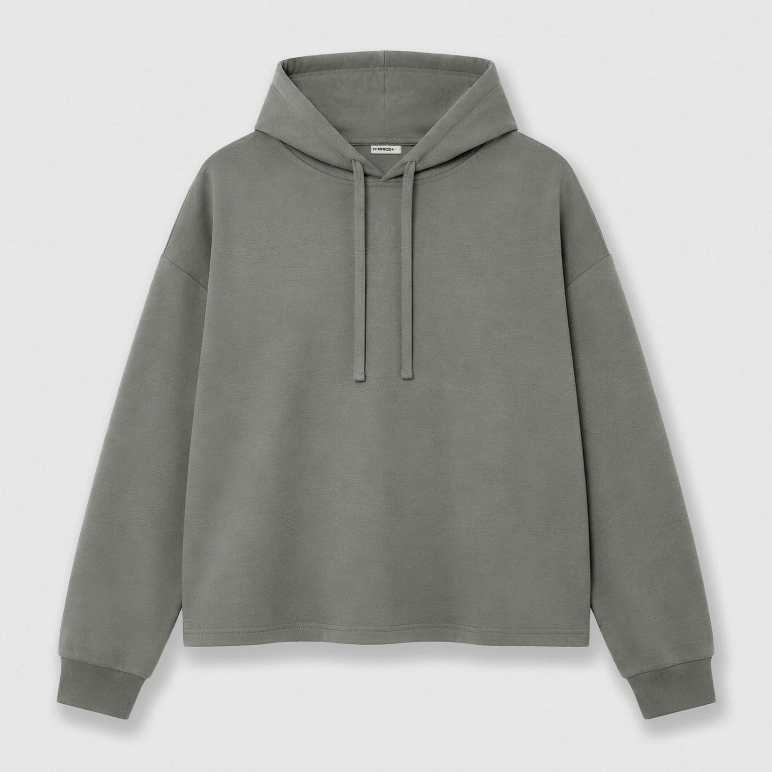 Felpa con cappuccio in stile modal da donna acquamarina