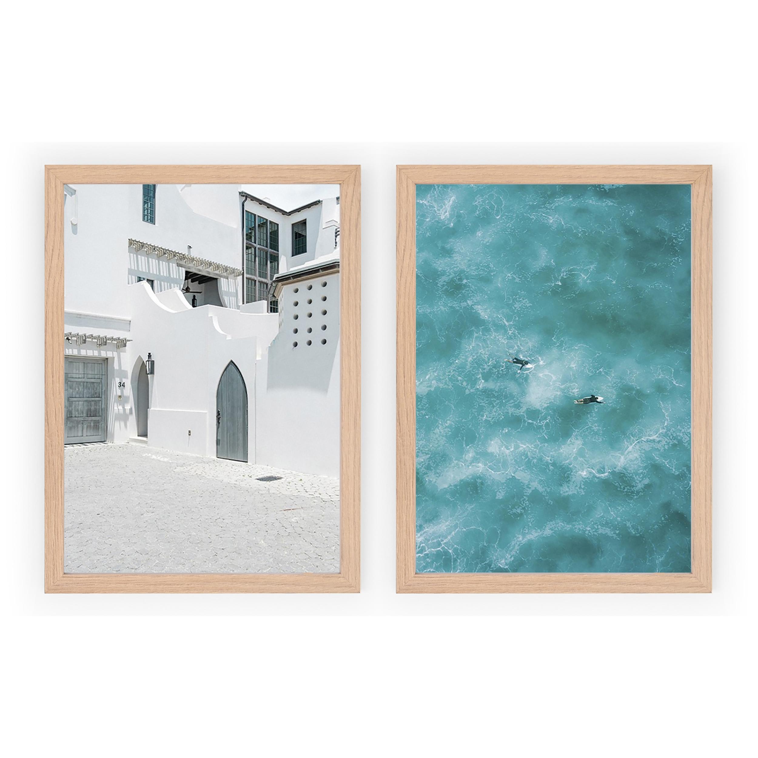 Pack Posters Santorini Hauteur: 46 Longueur: 33.7 Largeur: 2