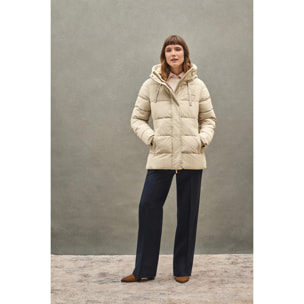 Chaqueta Iris color crudo con logo Polo Club