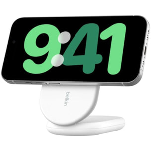 Chargeur induction BELKIN induction 15W 2en1 blanc