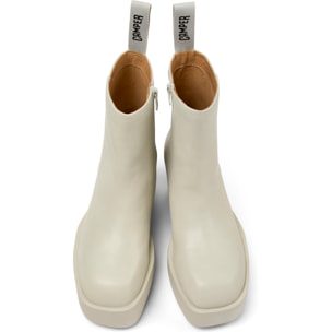Botines - CAMPER Billie - Beige - Cuero liso