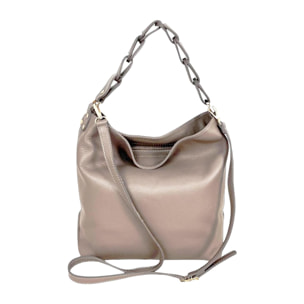 Borsa a spalla Cheval Firenze Lily Grigio