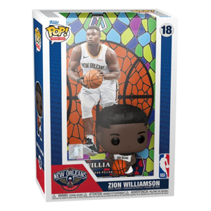 Nba New Orleans Pelicans Pop! Trading Cards Vinile Figura Zion Williamson 9 Cm Funko