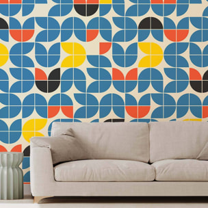 Papier peint, duplicate yellow chambre Intissé