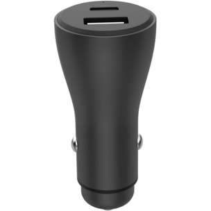 Chargeur allume cigare ADEQWAT 42W USB-A + USB-C noir