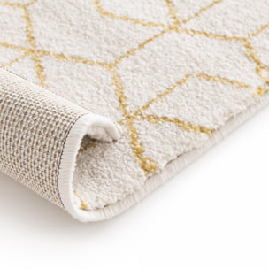 Tapis salon et chambre tissé motif géométrique JULE