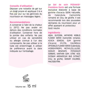 PEDIAKID - Box Bébé - Vitamine D3, Colicillus Bébé L. Reuteri+, Gel de Soin Premières Dents, Bébé Gaz - Soutient la croissance & développement - Aide à apaiser les troubles digestifs