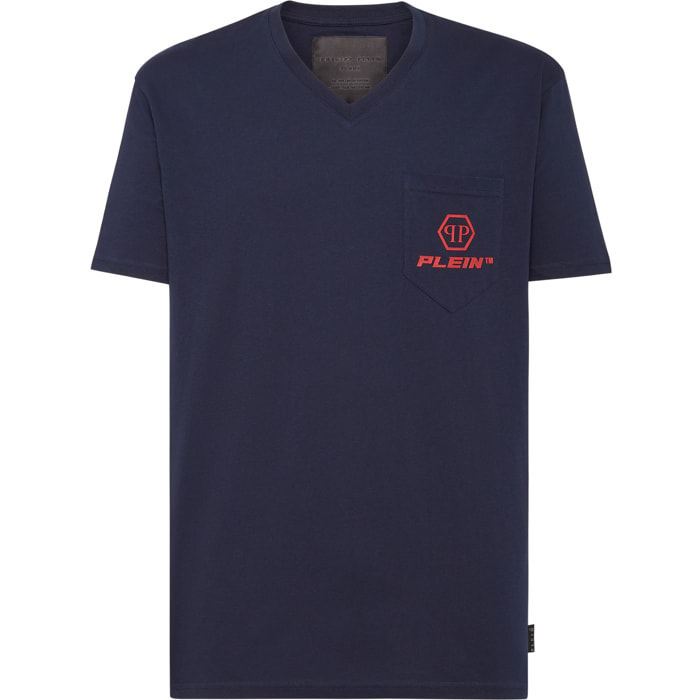 PHILIPP PLEIN T-shirt con scollo a V a maniche corte
