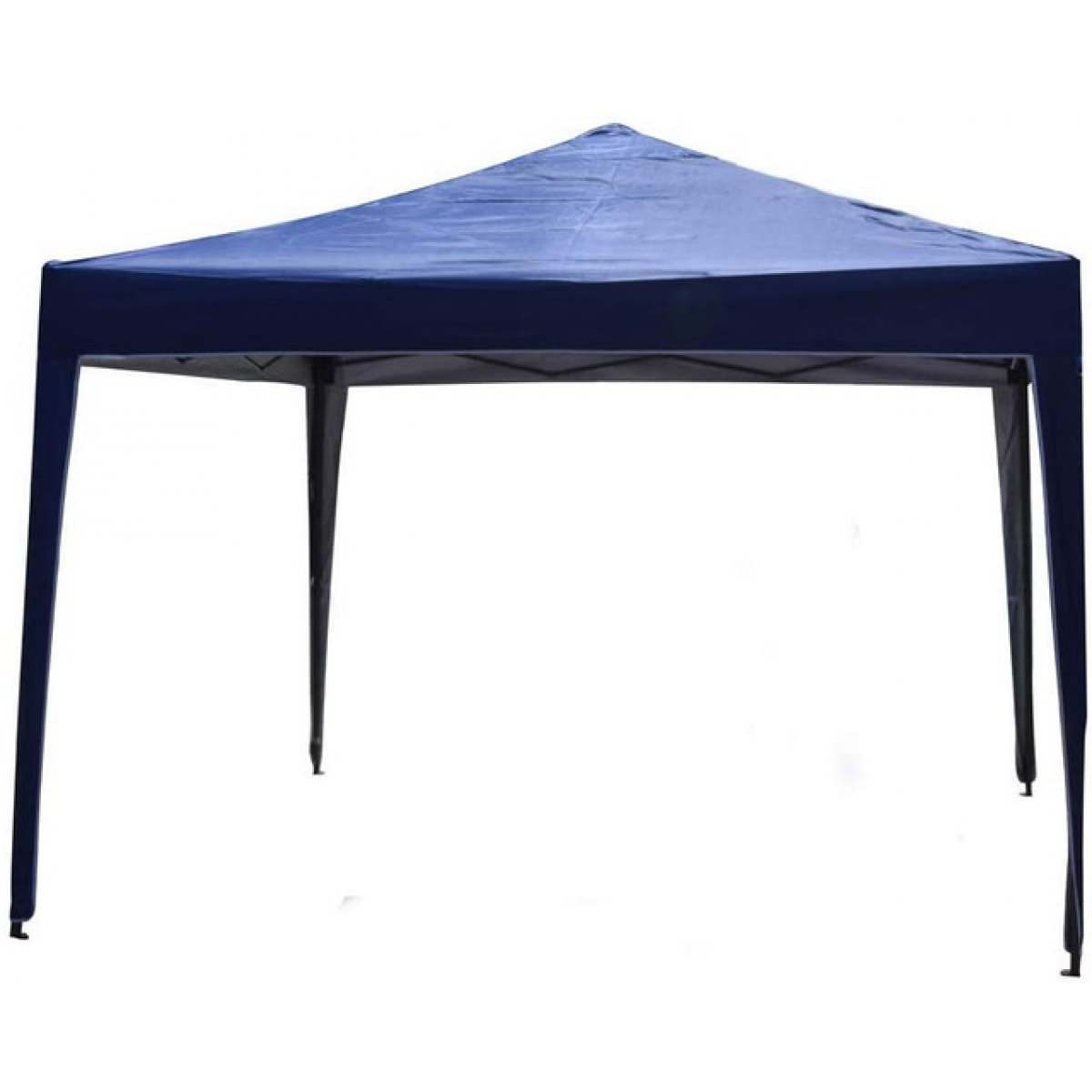 Gazebo richiudibile 3x3 pieghevole a fisarmonica automatico mercato tenda con sacca colore blu