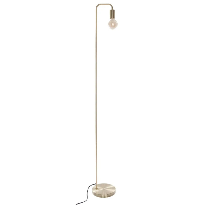 Lampadaire "Keli" métal doré H150cm
