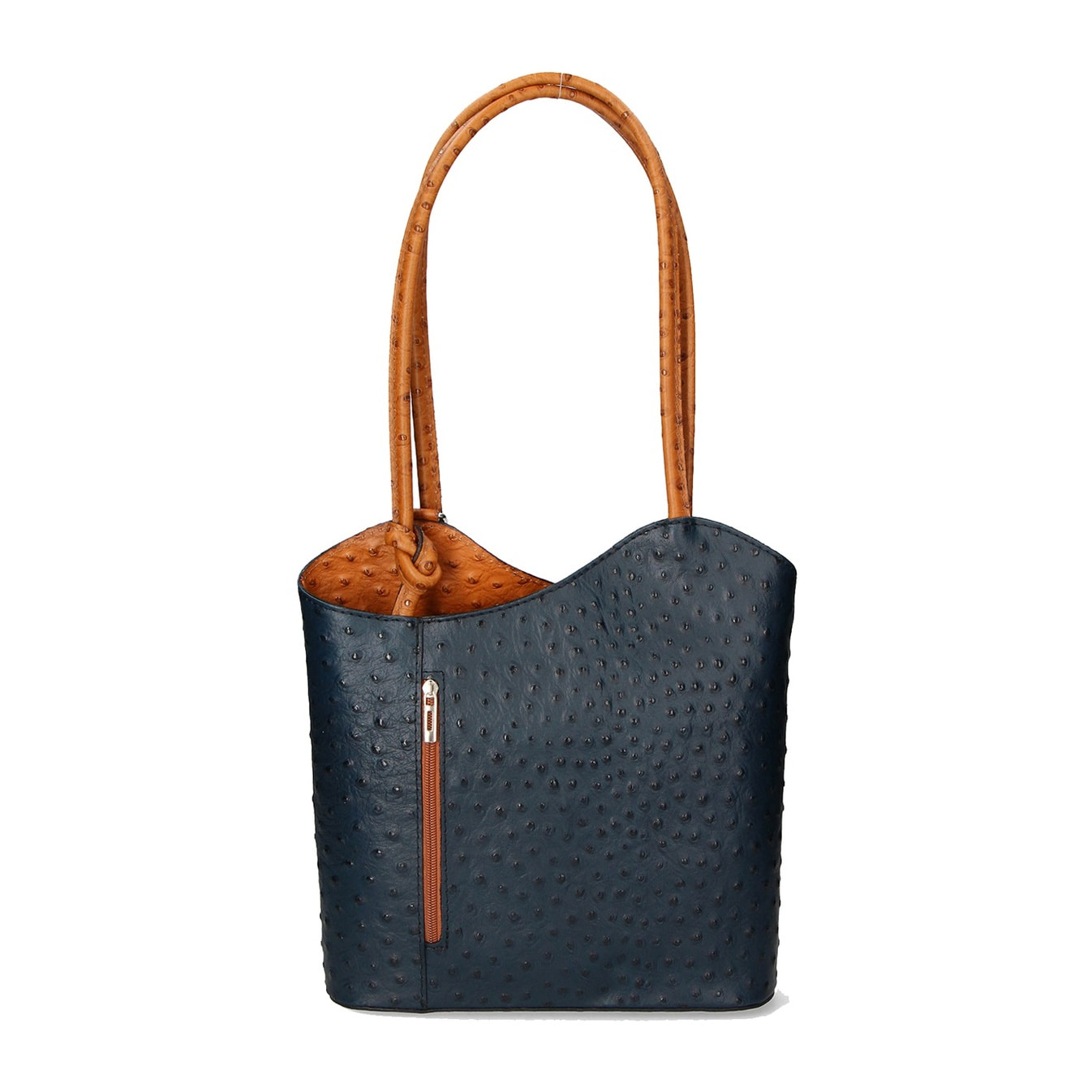 Zaino da donna in vera pelle - Modello Charlotte - 28.0 x 25.0 x 9.0 cm