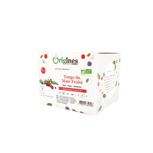 Tango du Maté - Maté Bio fruits rouge - Infusettes 15x2g