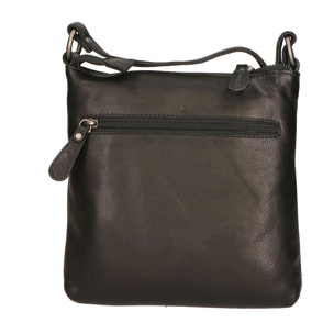 Borsa a tracolla  da uomo In Vera pelle Made in Italy 22x23x5 cm