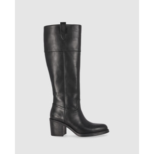 Botas - Negro - Tacón: 7 cm