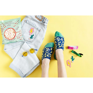 Calcetines invisibles "Hoy Festival" Azul