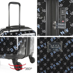 Juego De Maletas Pc Dkny Dkny-905 On Repeat Blk/Lt Charcoal-Ashly Blu