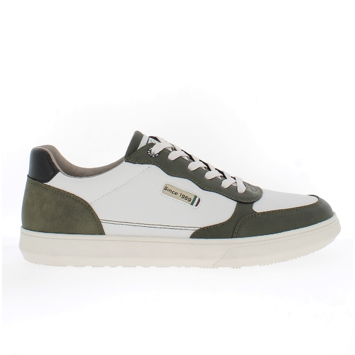 Armata di Mare Scarpe Uomo Court Sneakers Casual con Soletta Rimovibile in Memory Foam AMU W24M606 Military Off White