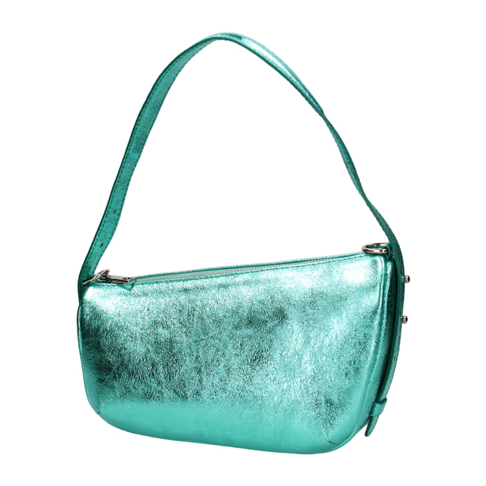 Borsa a spalla da donna In Vera pelle Made in Italy 26x15x10 cm