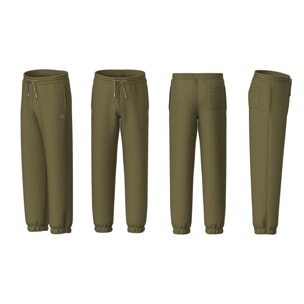 Kappa - Pantalones Hombre Verde - Shedir French Terry