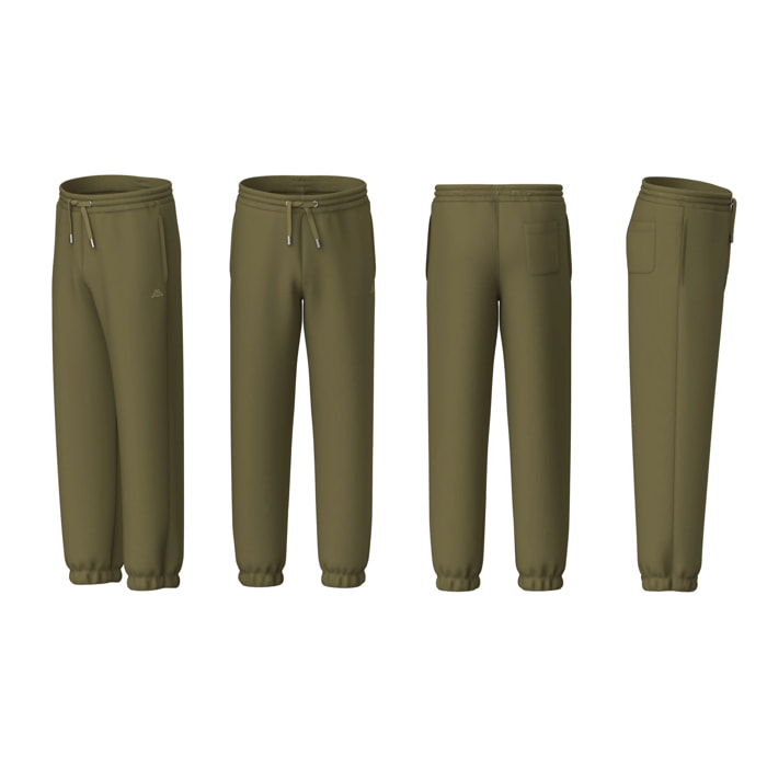 Kappa - Pantalones Hombre Verde - Shedir French Terry