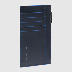 Piquadro Portacarte sottile con porta monete