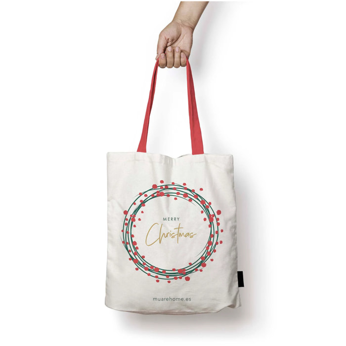 Tote Bag 100% coton Merry Christmas 83