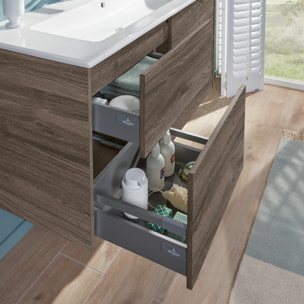 Set meuble avec vasque Finero Villeroy & Boch 120cm Chêne stone oak