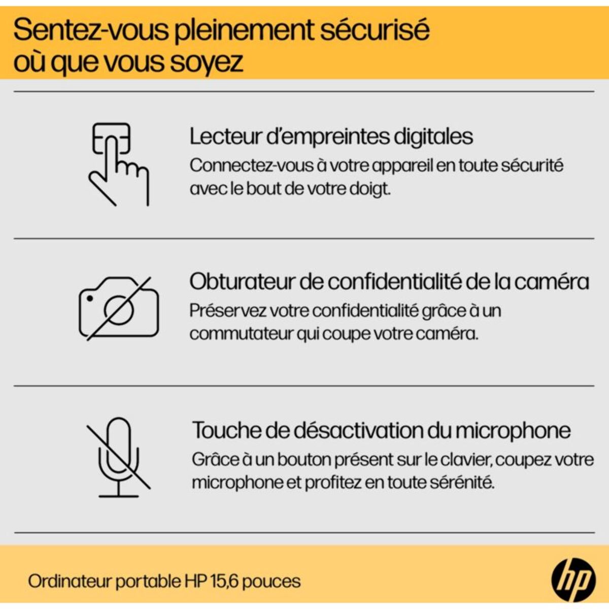 Ordinateur portable HP 15-fc0105nf