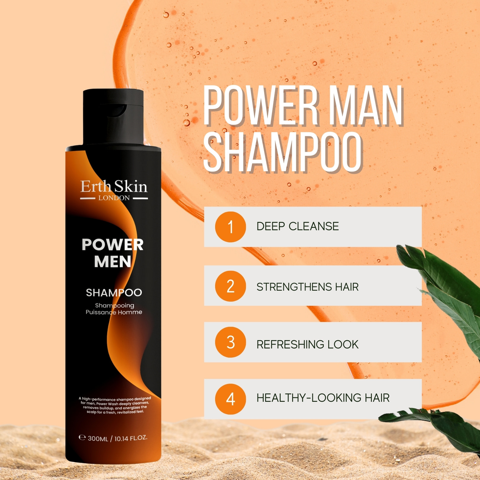 Champú Power Men