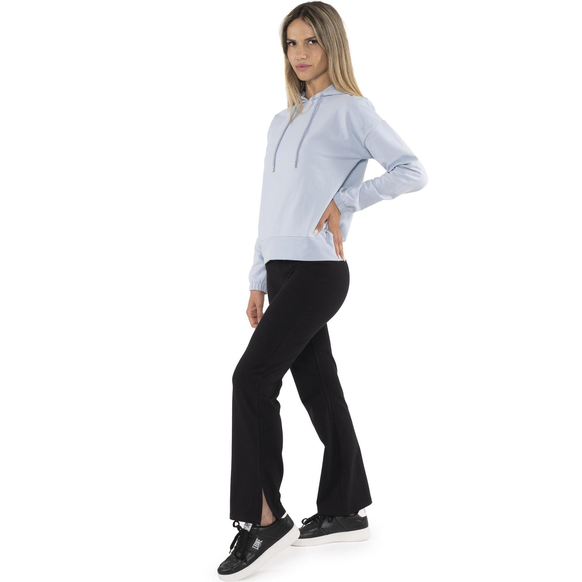 Leggings acampanados de algodón elástico con aberturas Leone 1947 Never Without