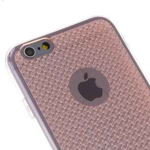 CUSTODIA IN SILICONE TRASPARENTE ROSA IP66S