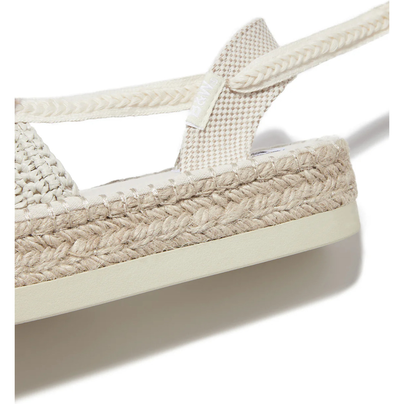 B&W Break&Walk - Sandali estivi in juta con zeppa per donna e bambina