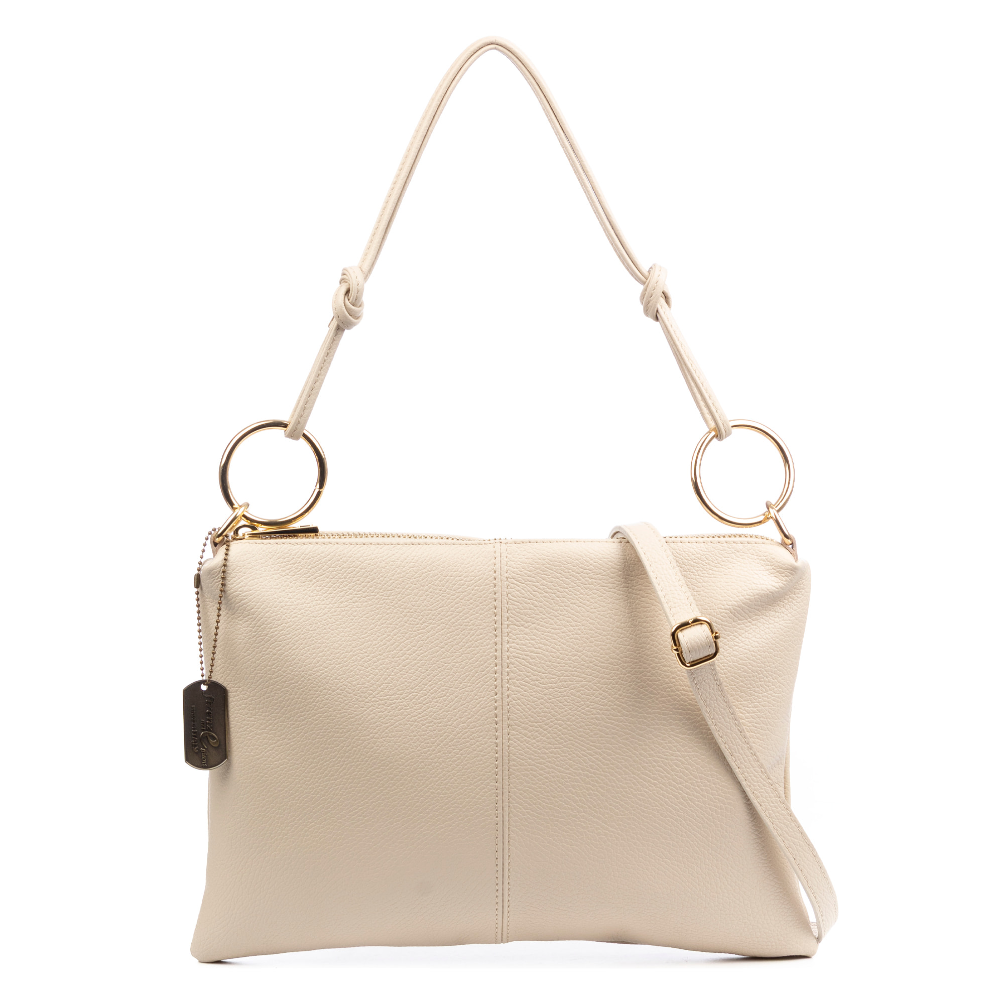 Bellusco Bolso de hombro Mujer. Piel auténtica Dollaro.