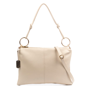 Bellusco Bolso de hombro Mujer. Piel auténtica Dollaro.