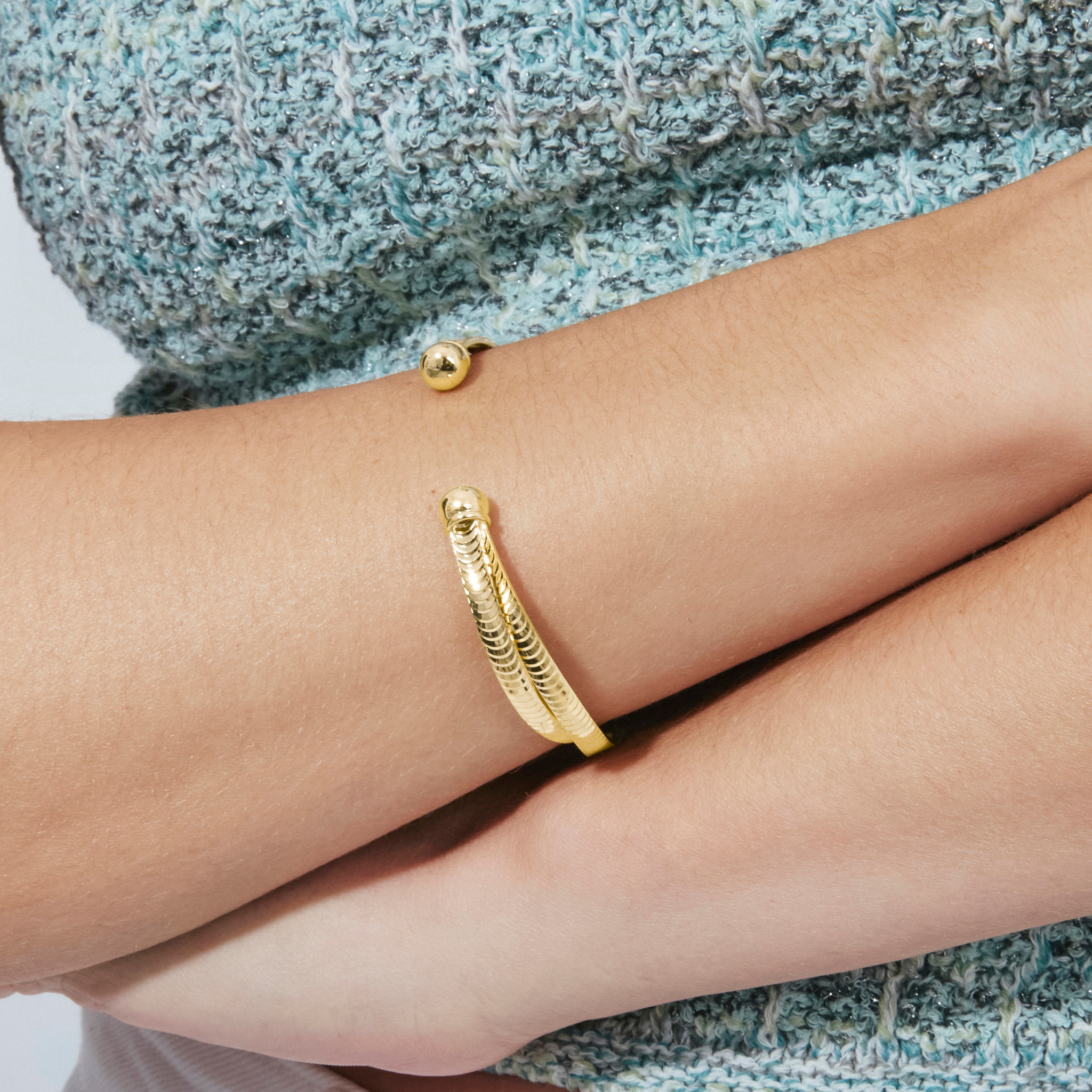 Pulsera Wynje acabado oro amarillo 18k