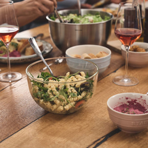 Bol sous vide M / 18 cm, Verre, Transparent