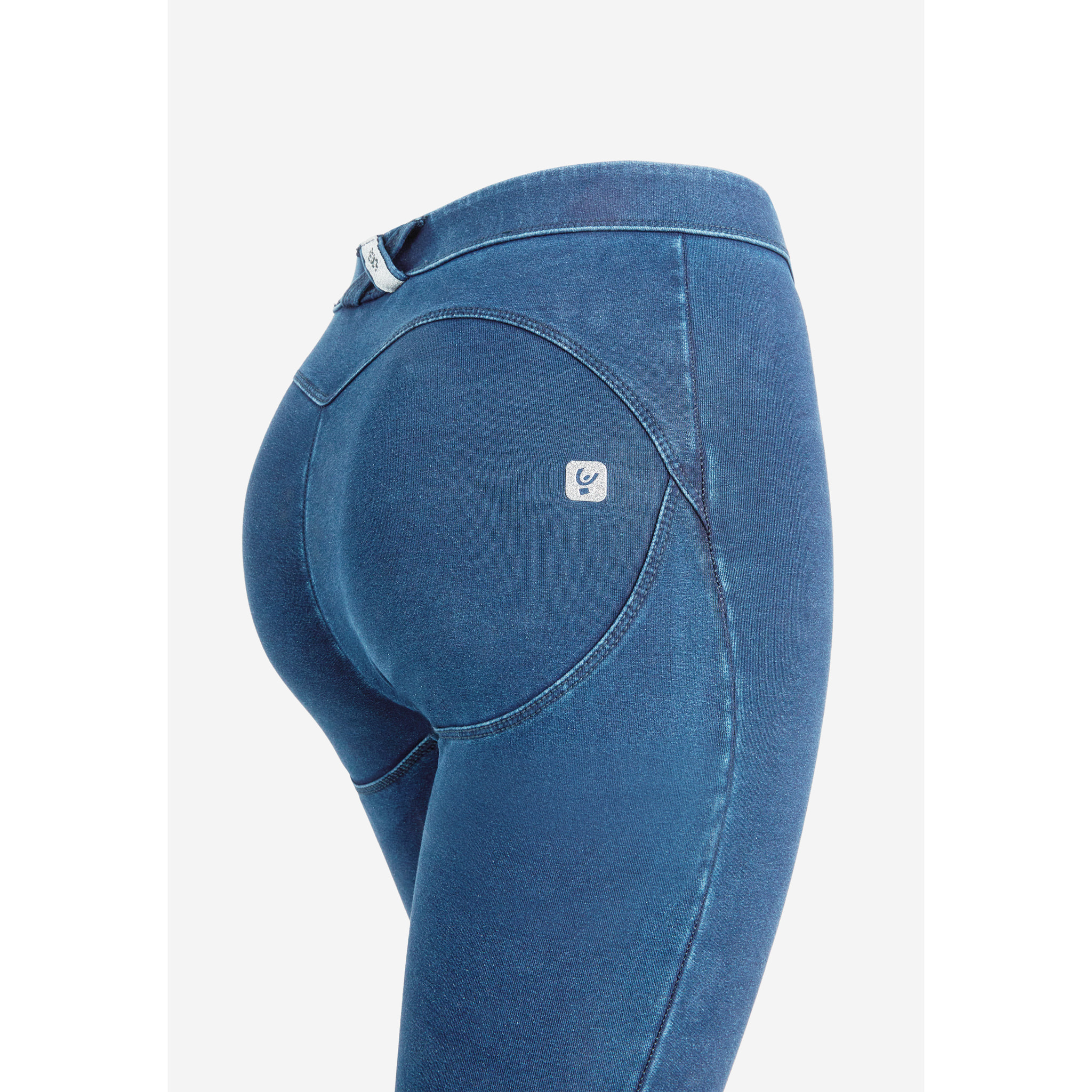 Leggings push up WR.UP® CORE vita regular in jersey denim