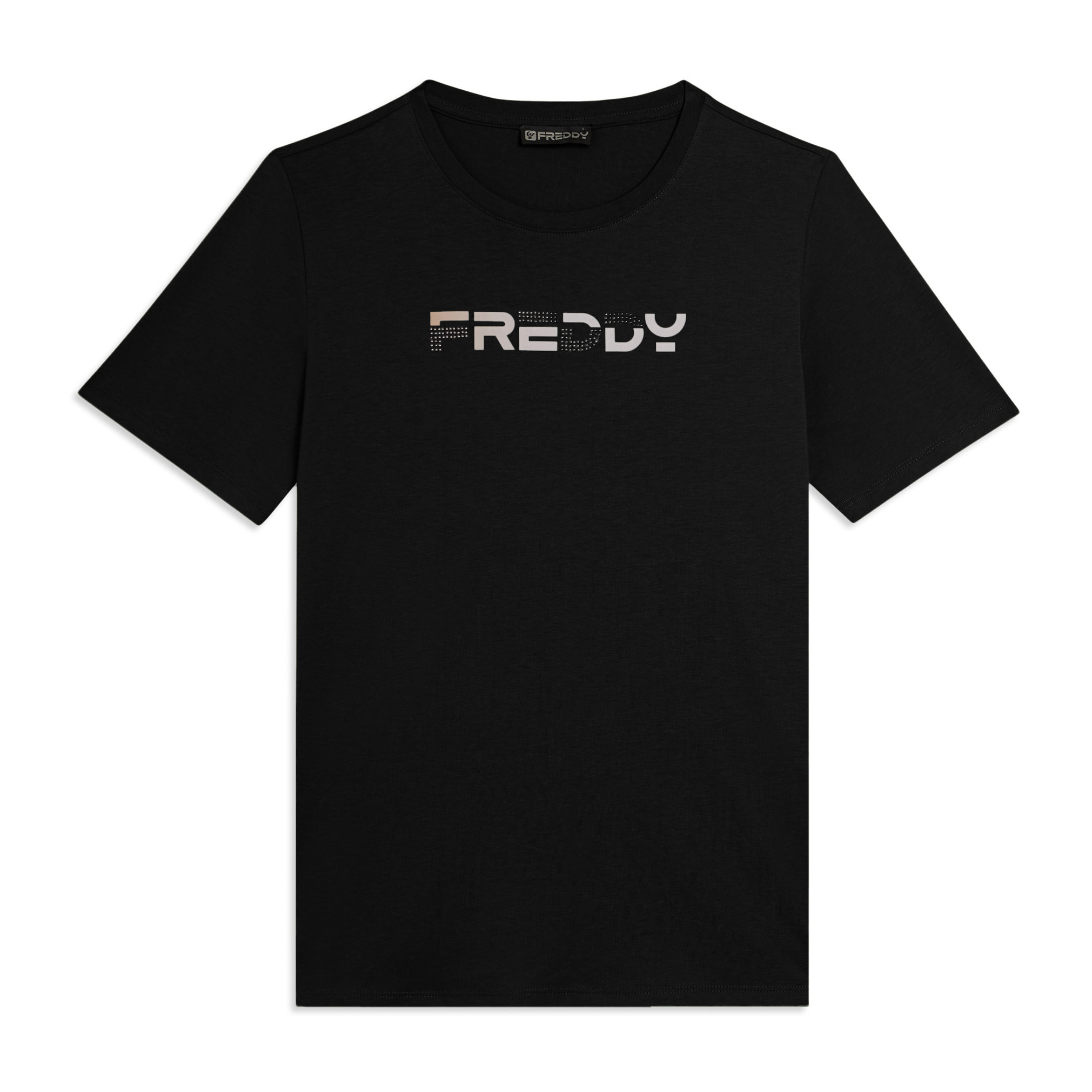 T-shirt Manica Corta con Logo FREDDY Olografico