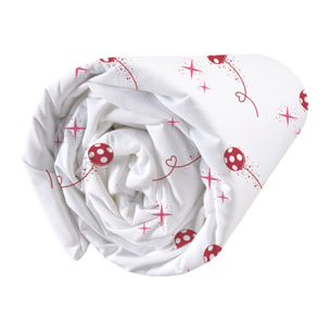 Drap-housse imprimé 100% coton, MIRACULOUS LADYBUG SHADOW