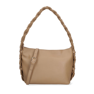 Borsa a spalla da donna - Modello Isara - Vera pelle - 26.0 x 22.0 x 9.0 cm