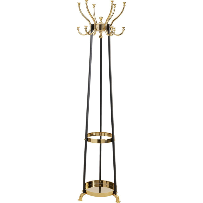 Portemanteau Luna noir et doré Kare Design