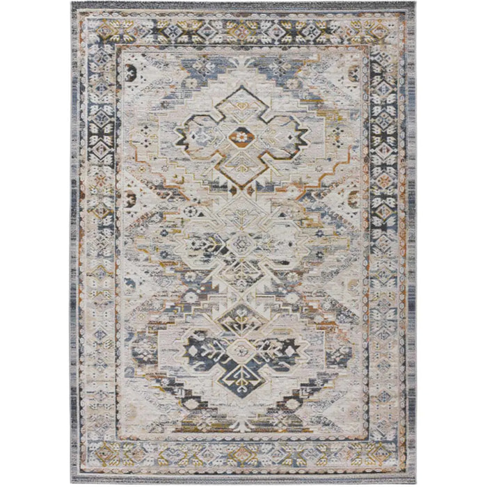 SPRINGS Alfombra estilo vintage de pelo corto multicolor, varias medidas disponibles