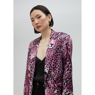 Blazer stampa animalier