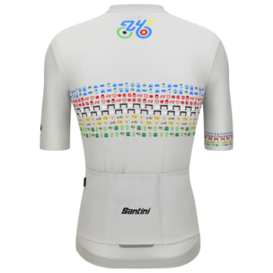 2024 Uci Road And Para-Cycling Road World Championships - Maillot Unisex Zurich - Blanco - Unisex