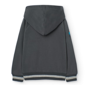 Chaqueta felpa con capucha de niño -BCI