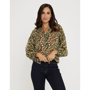 Camisa Manga Larga Estampada - Handy